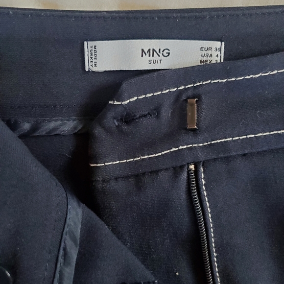 MANGO skirt blue Size 4 - Picture 3 of 3